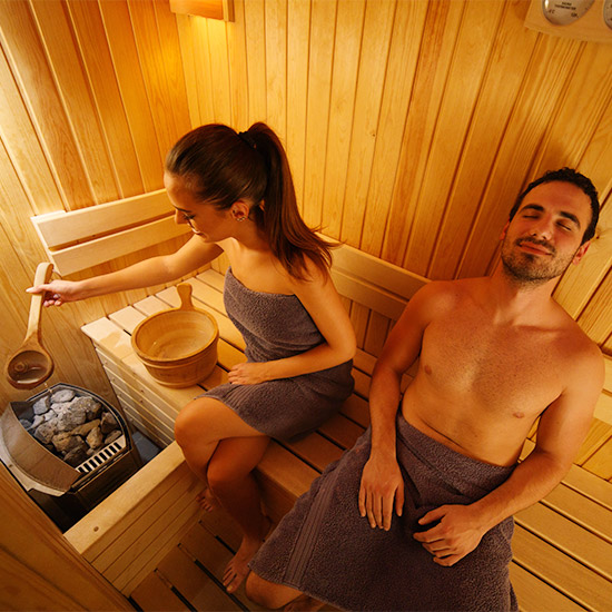 Hotel sauna